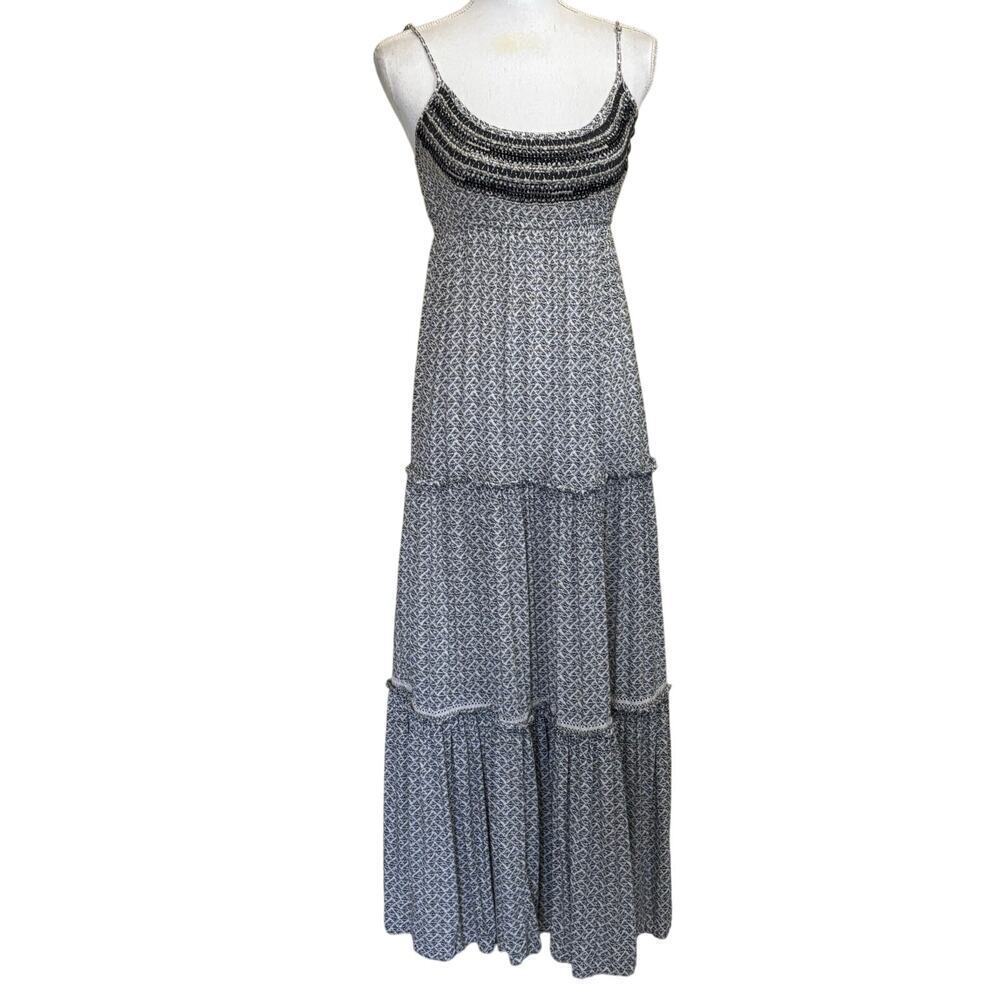 American Eagle blue/white babydoll dress, small, festival,‎ country, bohemian